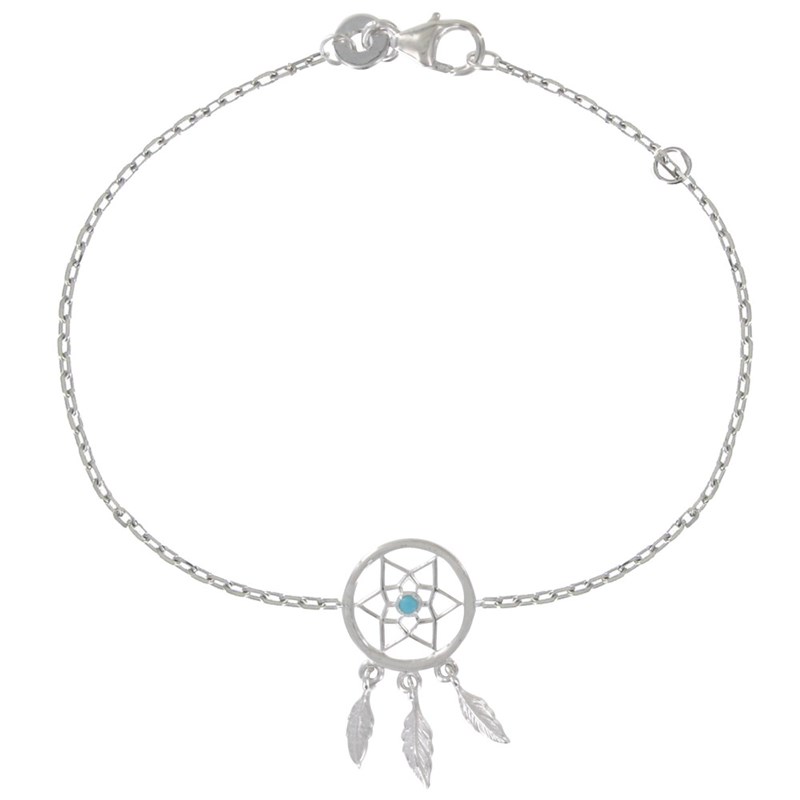 Bracelet Argent 925 Rhodié Attrape Rêve