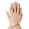 Bracelet Femme Cuir Simple Fermoir Acier Inoxydable - Colors - Marron clair - vue V2