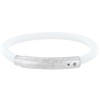 Bracelet Argent 925 Brossé et Silicone - Classics - Blanc - vue V1
