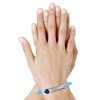 Bracelet Argent 925 Bille et Silicone - Classics - Turquoise - vue V3
