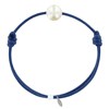 Bracelet La Perle de Culture Blanche des Poulettes - Colors - Bleu Jean - vue V1