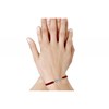 Bracelet Argent 925 Infini et Strass Lien Tréssé - Classics - Rouge - vue V2