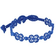 Cruciani Bracelet Dentelle Happy Bleu
