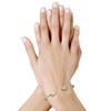 Bracelet Plaqué Or Jonc Double Flèche - vue V2