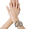 Bracelet Argent 925 Deux Feuilles - vue V3
