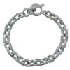 Bracelet Argent 925 Gourmette Maillons Larges - taille 20 cm - vue V1