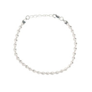 Bracelet argent et oxydes de zirconium Twist White