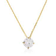 Pendentif Or Jaune et oxydes de zirconium Splendeur