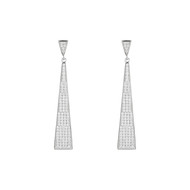 Boucles d'oreilles argent et oxydes de zirconium Merveilles Egyptiennes