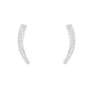 Boucles d'oreilles en argent et oxydes de zirconium Magic Unicorn