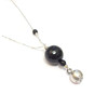 Bijoux de grossesse, Sautoir Bola - Argent 925 et Pierres Naturelles, Onyx - vue V1