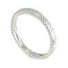 Bague Anneau Argent 925 Zébrée - vue V1