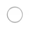 Bague Anneau Argent 925 Zébrée - vue V3