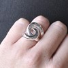 Bague Argent 925 Entrelacée - vue V5