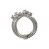 Bague Argent 925 Multiples Anneaux et Billes - vue V2