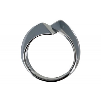 Bague Argent 925 Rhodié Toi et Moi