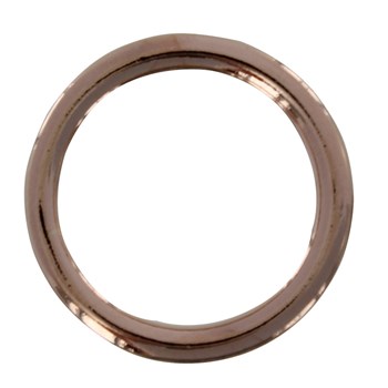 Bague Plaqué Or Rose Anneau Rond