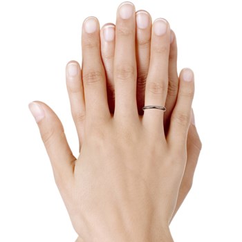 Bague Plaqué Or Rose Anneau Rond