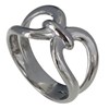 Bague Argent 925 Rhodié Grand Maillons - vue V1