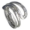 Bague Argent 925 Toi et Moi Evidée - vue V1