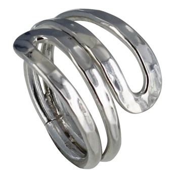 Bague Argent 925 Toi et Moi Evidée