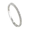 Bague Argent 925 Alliance strass Cristal - vue V1