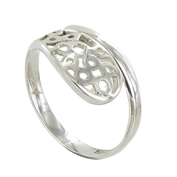 Bague Argent 925 Goutte Arabesque