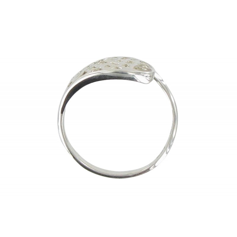 Bague Argent Goutte Arabesque - vue 3