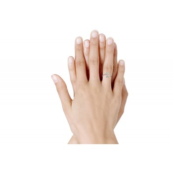 Bague Argent 925 Papillon et Etoile de Strass