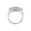 Bague Argent 925 Pavé Carré de Nacre Ivoire - vue V3
