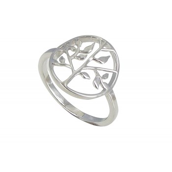 Bague Argent 925 Rhodié Arbre de Vie