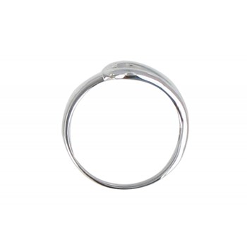 Bague Argent 925 Goutte Evidée