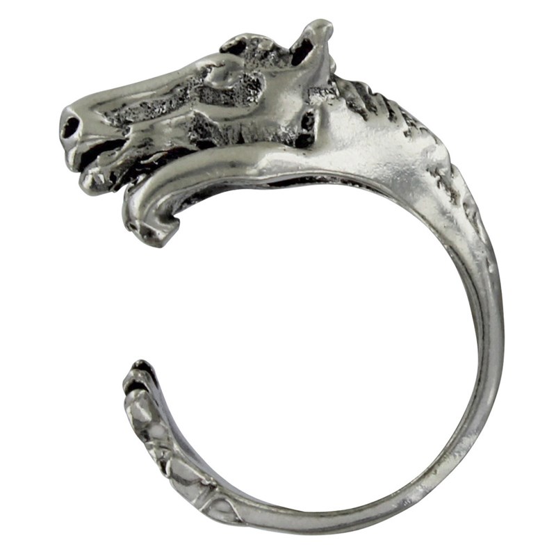 Bague Argent Cheval - vue 2