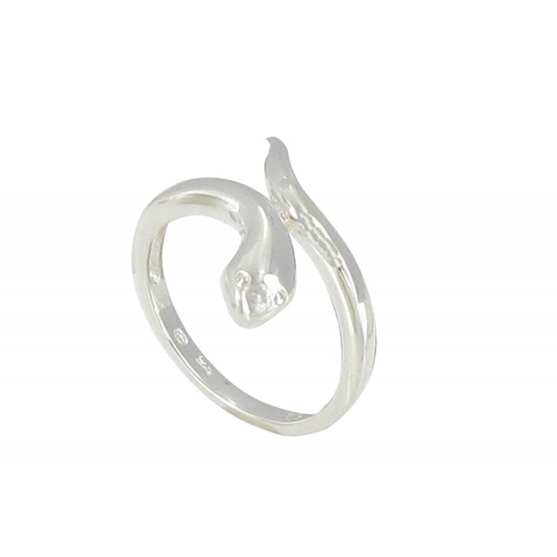 Bague Argent Serpent - vue 2