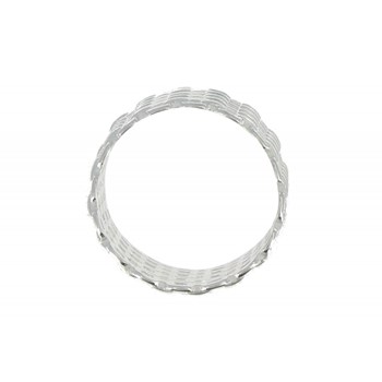 Bague Argent 925 Tube de Chaines