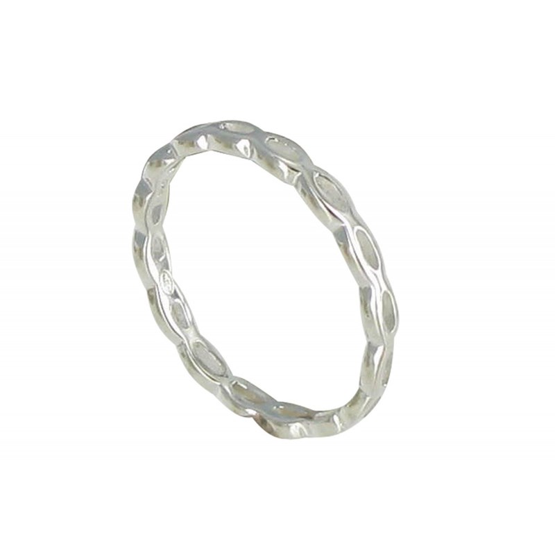 Bague Argent 925 Amandes Ajourées - vue 2
