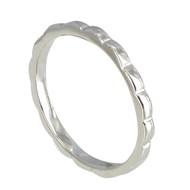Bague Argent 925 Anneau de Vagues