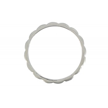 Bague Argent 925 Anneau de Vagues