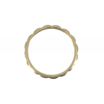 Bague Plaqué Or Anneau de Vagues