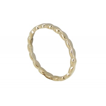 Bague Plaqué Or Anneau d'Amandes