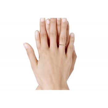 Bague Plaqué Or Zébrée