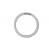 Bague Diamant Blanc Résine Blanche et Argent 925 - vue V3