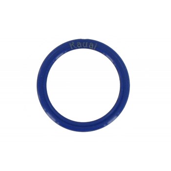 Bague Diamant Blanc Résine Bleu Foncé et Argent 925