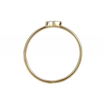 Bague Plaqué Or Mini Papillon