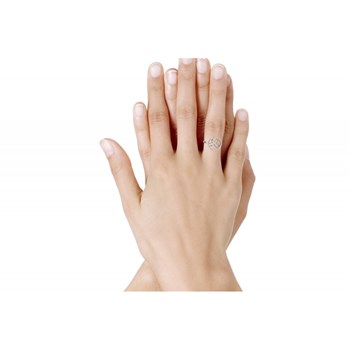 Bague Argent 925 Papillon de Lune et Strass