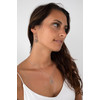 bijoux Collier posture yoga Argent massif ovale Femme - vue V4