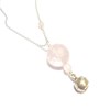 Bola De Grossesse Quartz Rose Argent 925 - vue V1