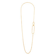 Collier Aphéléia Twist gold plated en vermeil