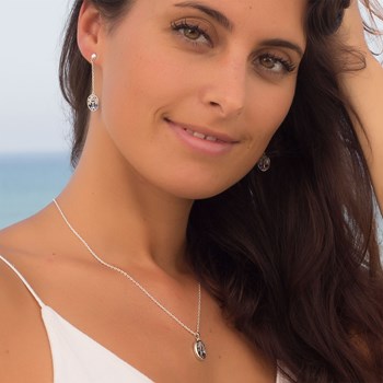 Boucles d'Oreille Arbre de Vie en Nacre Abalone et Argent 925 | Aden