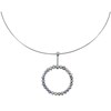 Collier Argent 925 Anneau de Perles de Culture 4-5 mm - Classics - Gris - vue V1
